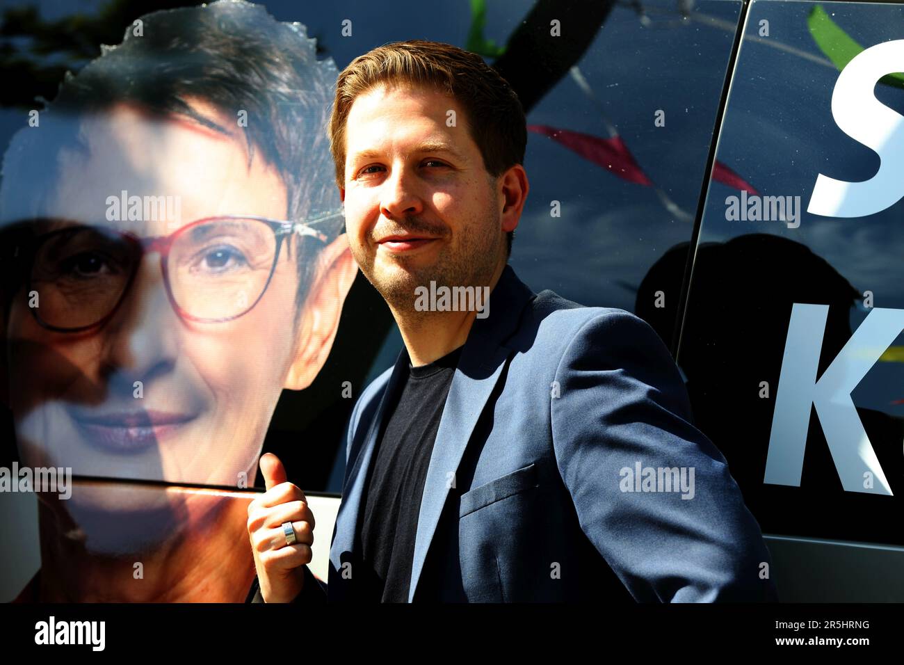 Strausberg, Germany. 03rd June, 2023. Strausberg The photo shows SPD