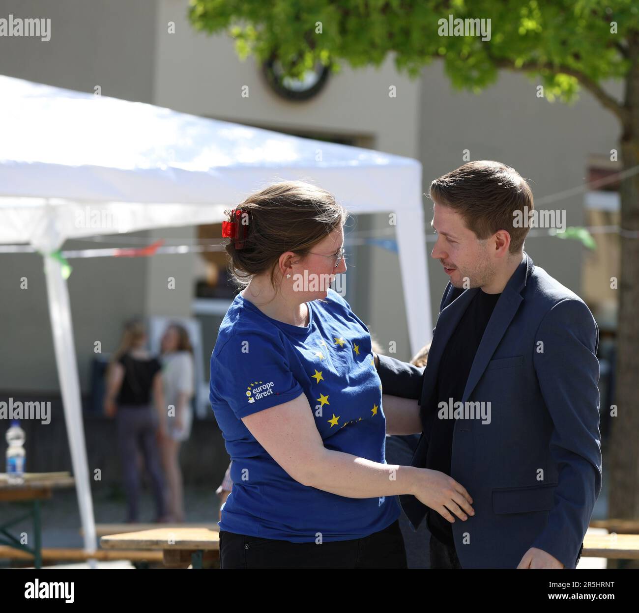 Strausberg, Germany. 03rd June, 2023. Strausberg The photo shows SPD