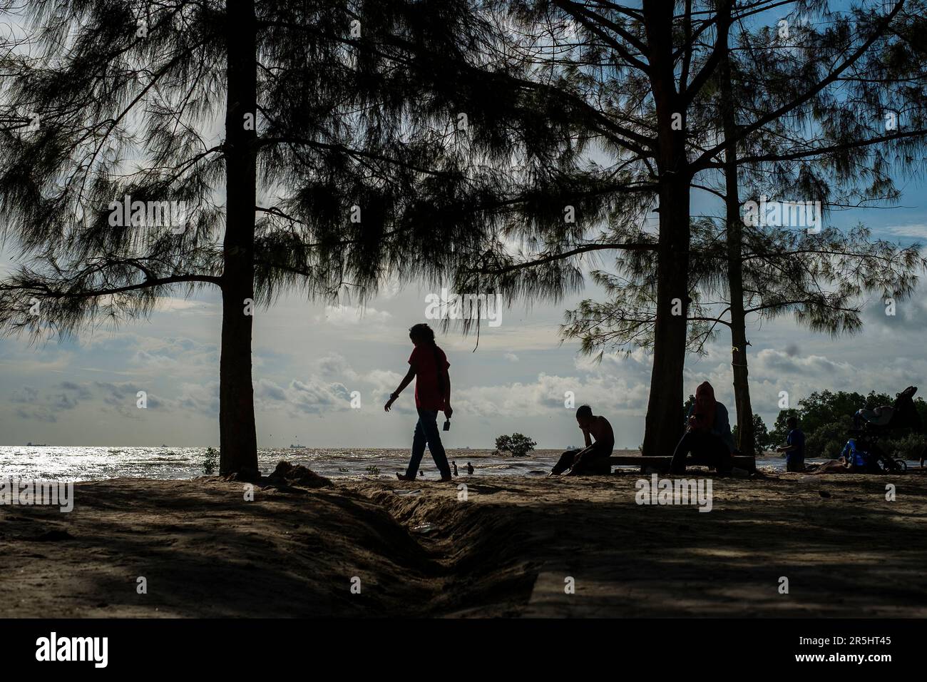 Kuala Selangor beaches Stock Photo