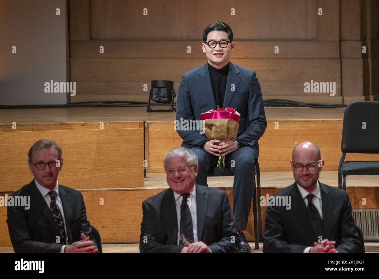 Brussels, Belgium. 04th June, 2023. Winner Taehan Kim pictured during the finals of the Queen ...