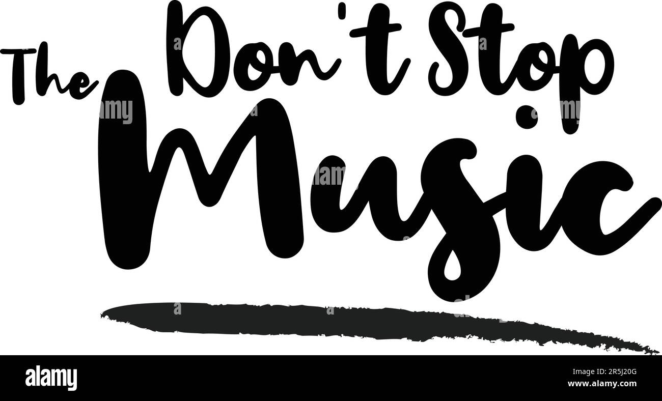 Text Typography Stylish Lettering Phrase Vector Design Stock Vector ...