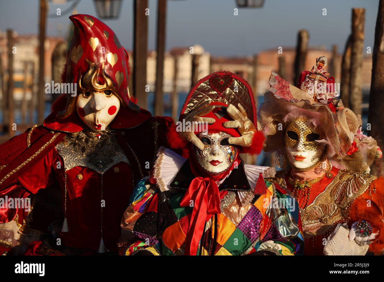 Clown, Venedig Karneval, Karneval Venedig, Sinnlichkeit, Schönheit, Spass,   Carnevale di Venezia,  Masken in Venedig,  Maskerade Venice, Stock Photo