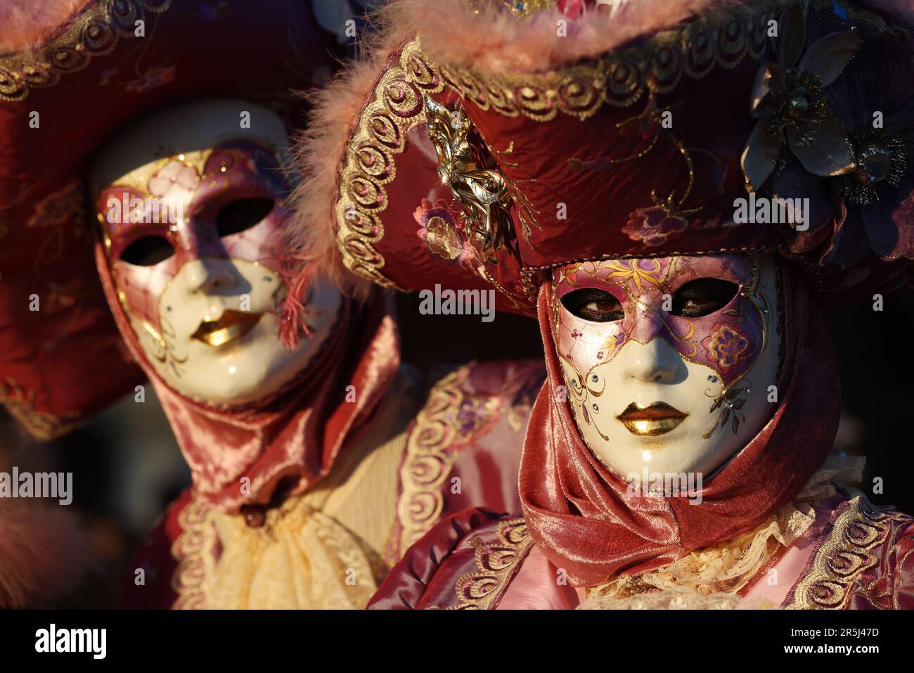  Karneval Venedig, Venedig Karneval, Carnevale di Venezia, Masken in Illustration 