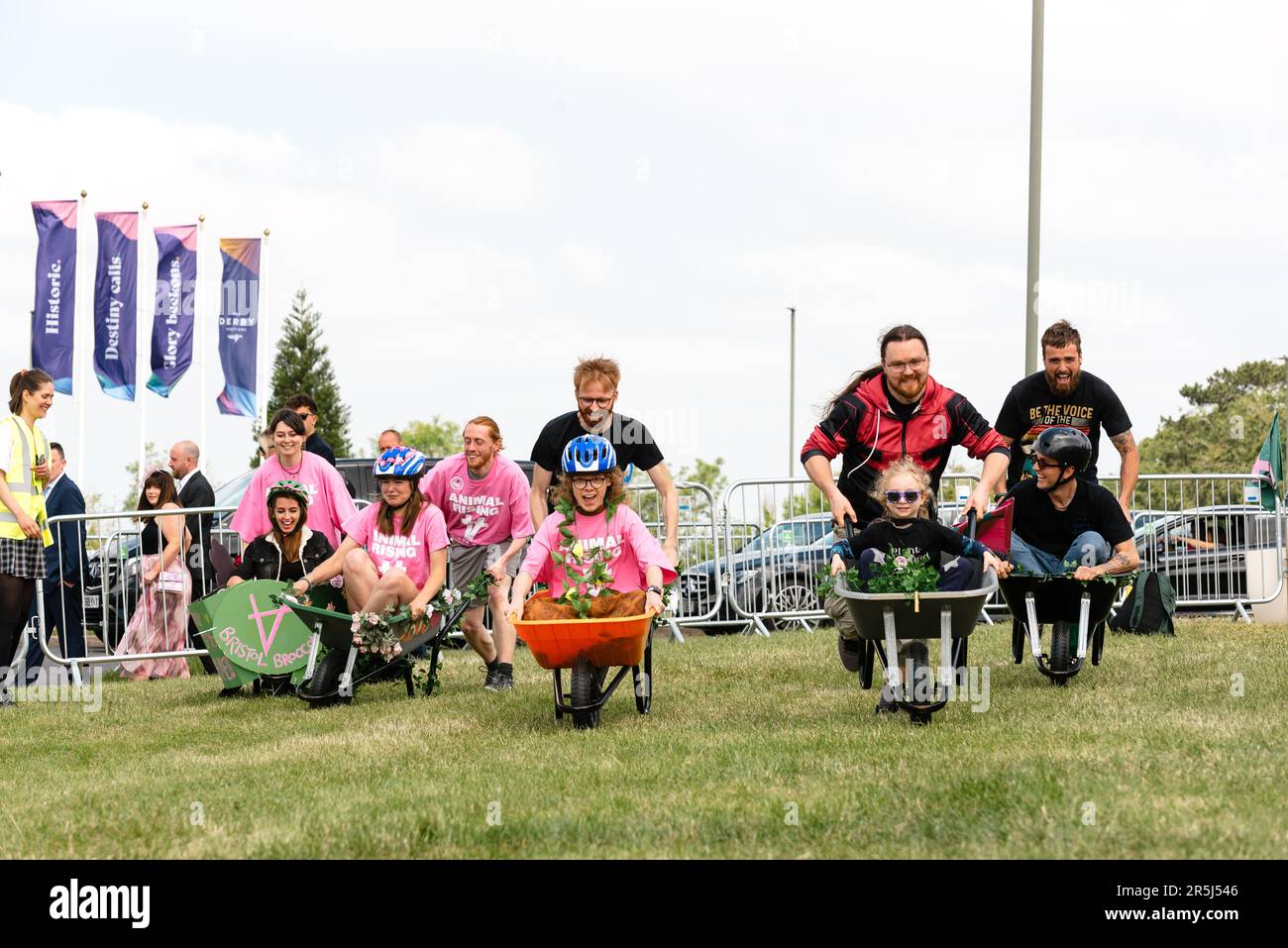 Epsom animal rising protest hi-res stock photography and images - Alamy