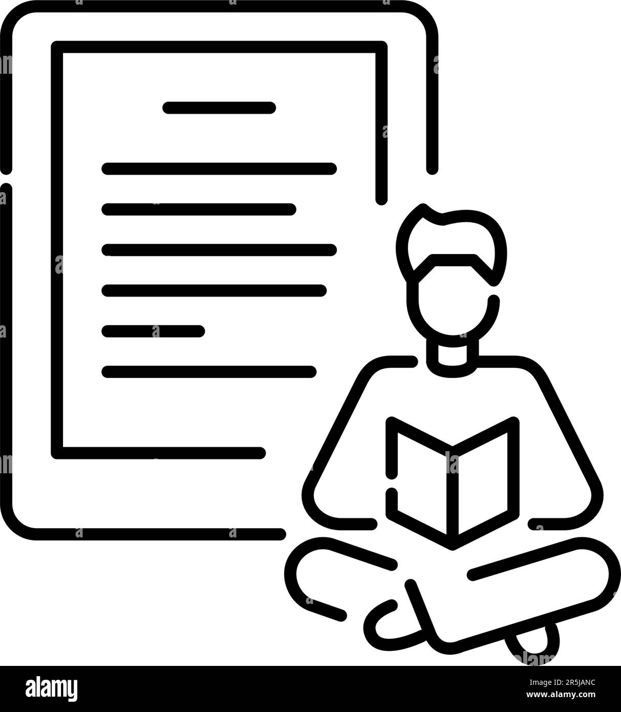 Reading ebooks from a reader device. Electronic library access from