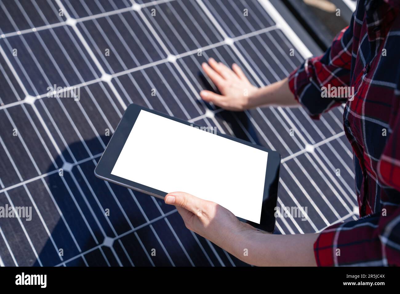 Solar panel quality control hi-res stock photography and images - Alamy