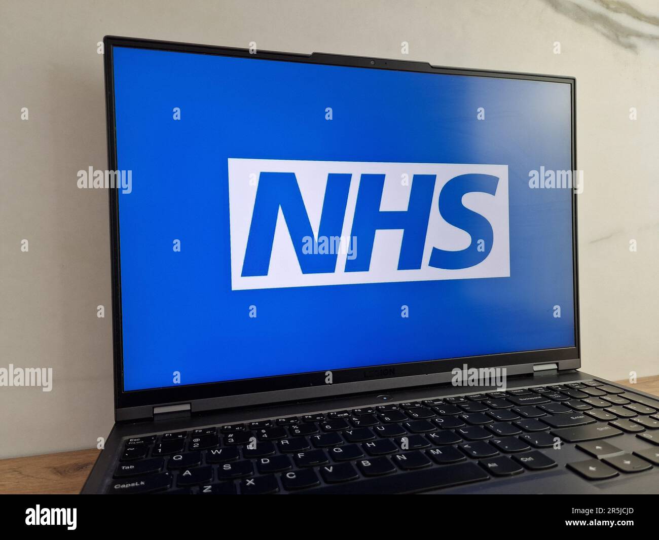 Konskie, Poland - May 28, 2023: NHS National Health Service UK