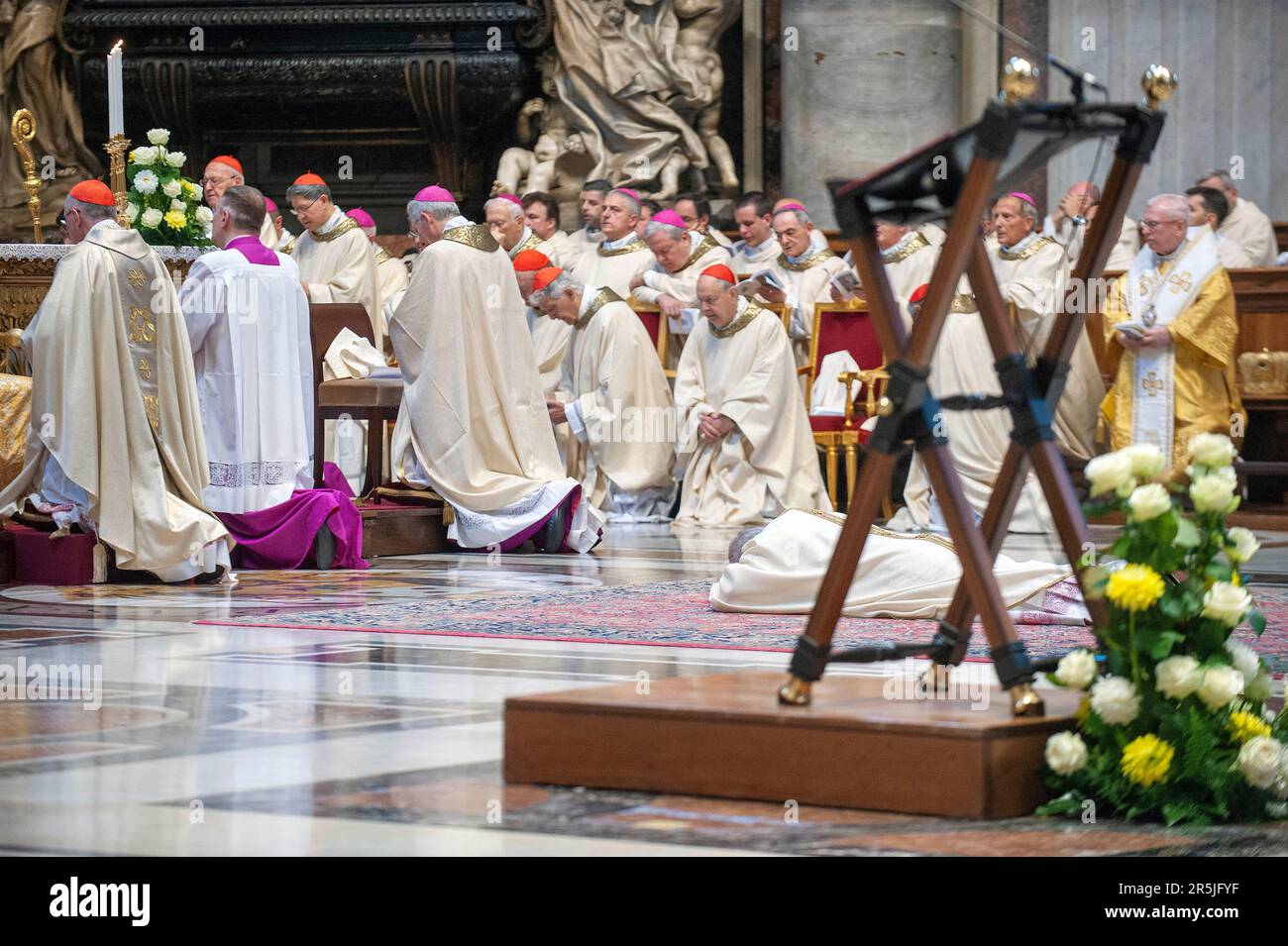Italy, Rome, Vatican, 2023/6/03. Pope Francis attends the episcopal ...