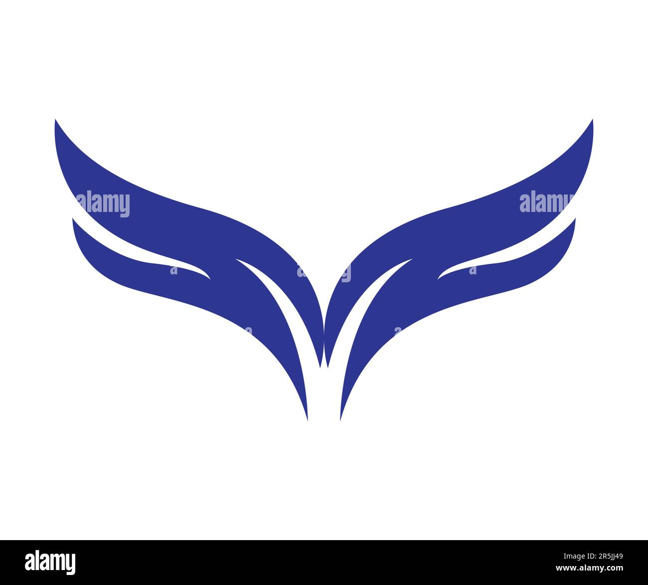 wing logo design vector template Stock Vector