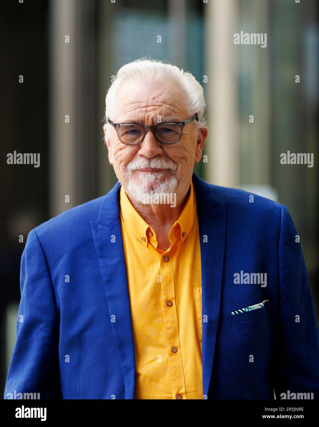 Succession actor Brian Cox at BBC Broadcasting House as a guest for