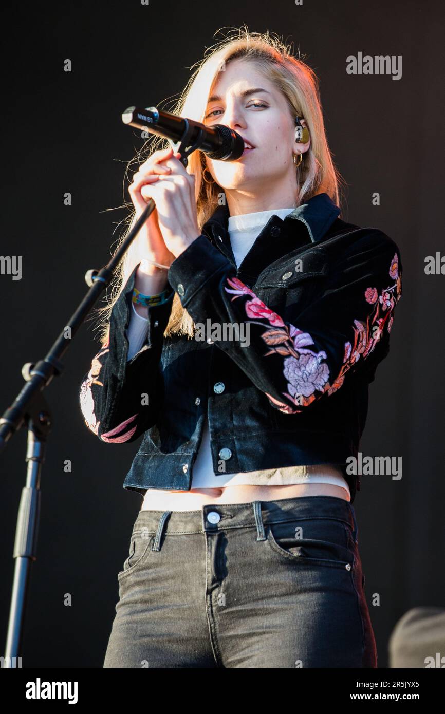 Perform London Berlin, Germany. 10.09.2017. British band London Grammar perform at the ...