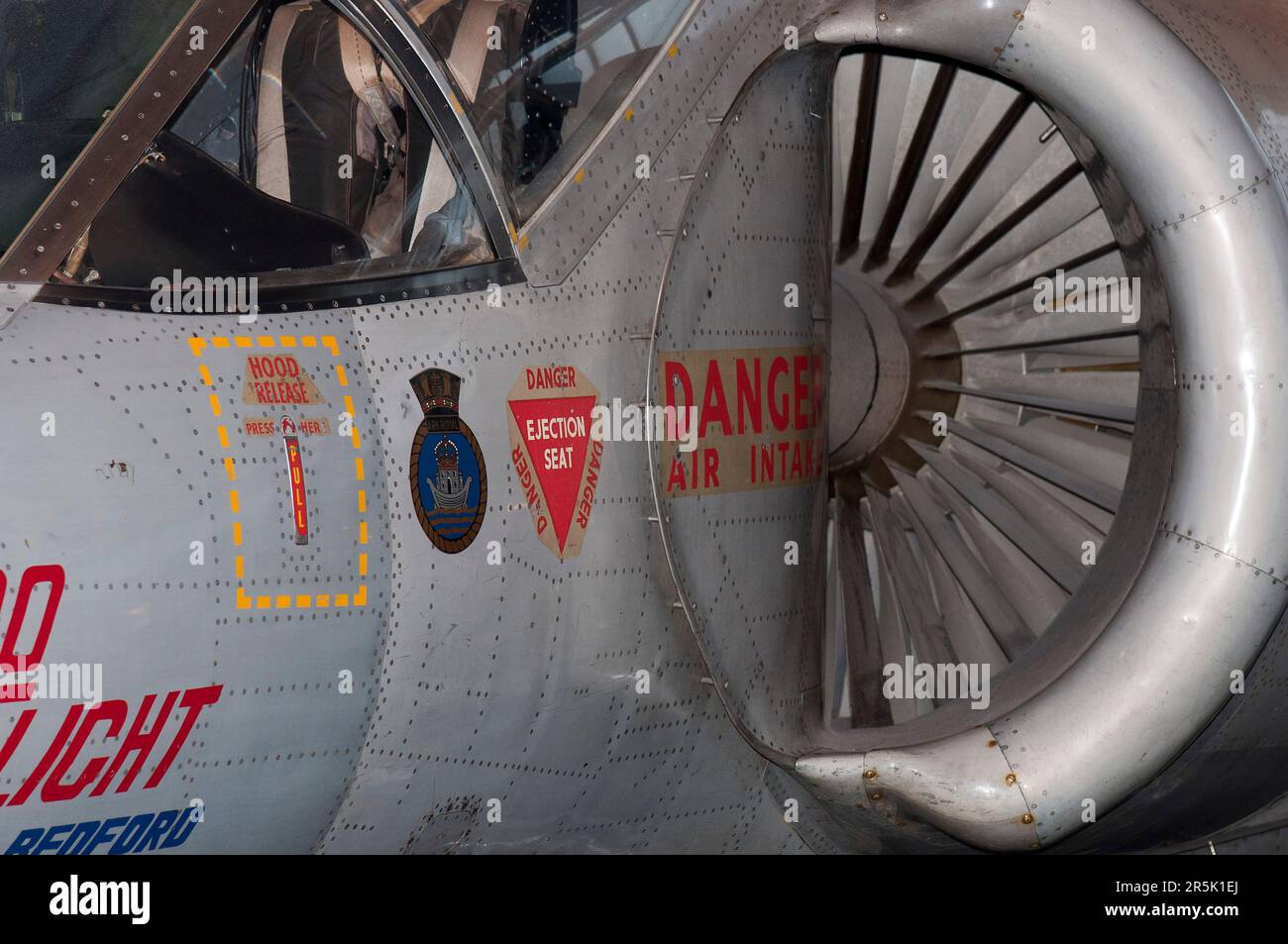prototype Harrier jet engine air intake Stock Photo - Alamy