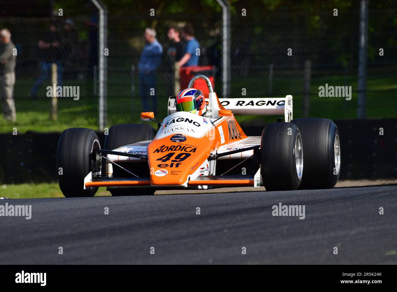 Neil Glover, Arrows A5, Masters Racing Legends, two races of twenty ...