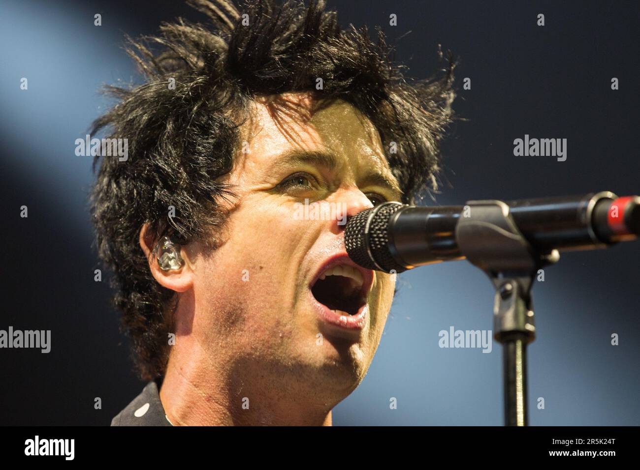 Cologne, Germany, 30.01.2017. Green Day perform live as part of their Revolution Radio Tour at the Lanxess Arena, Cologne Stock Photo