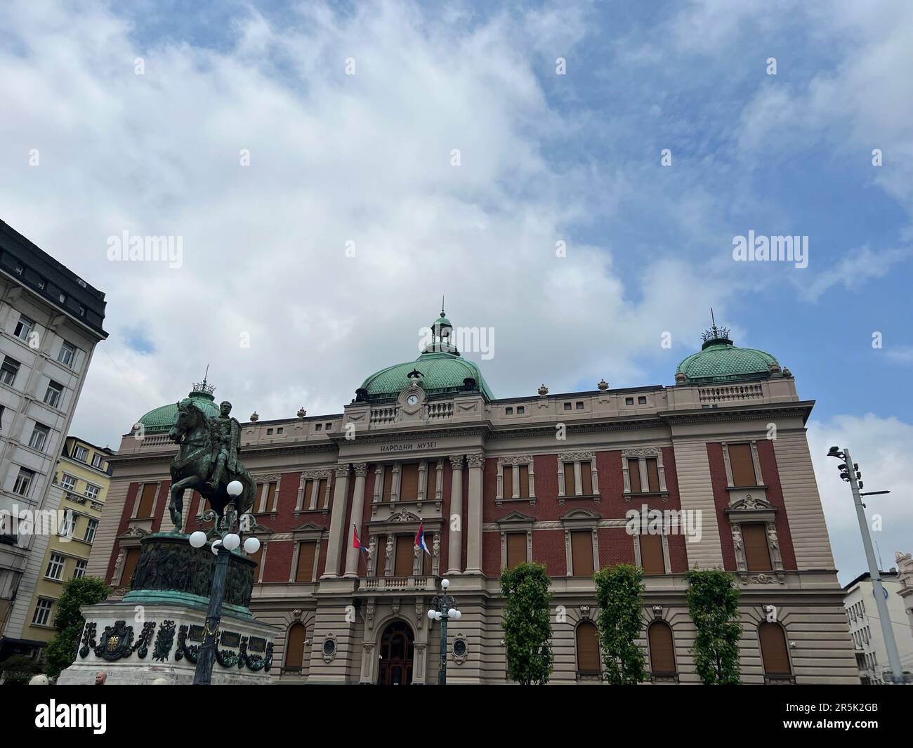 Cumhuriyet Meydanı - Stari grad, Belgrad, Sırbistan Stock Photo