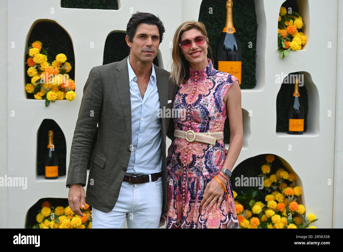 Nacho Figueras (L) and Delfina Blaquier Stock Photo