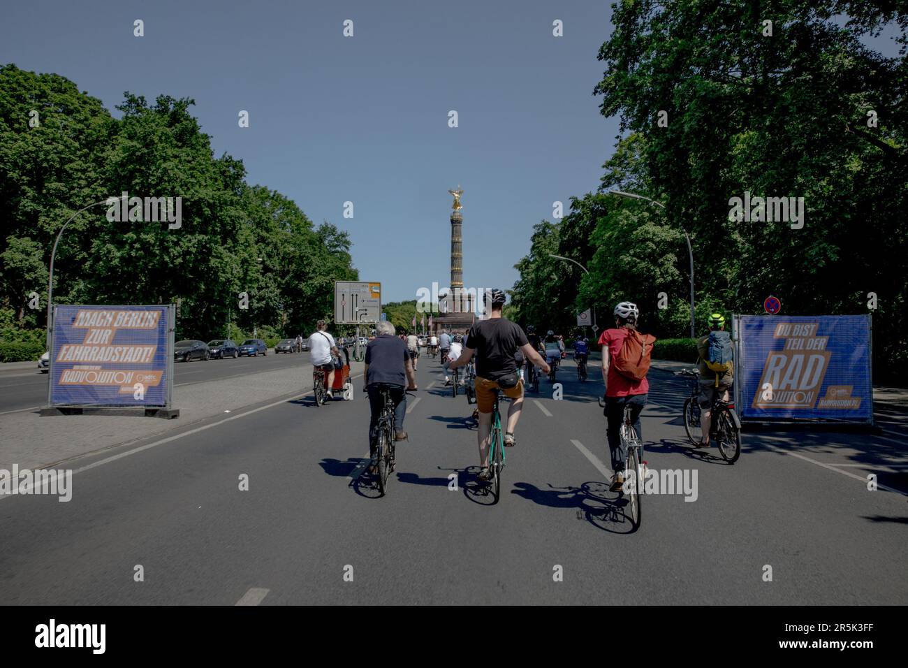 Thousands of cyclists participated in the annual bike protest, the