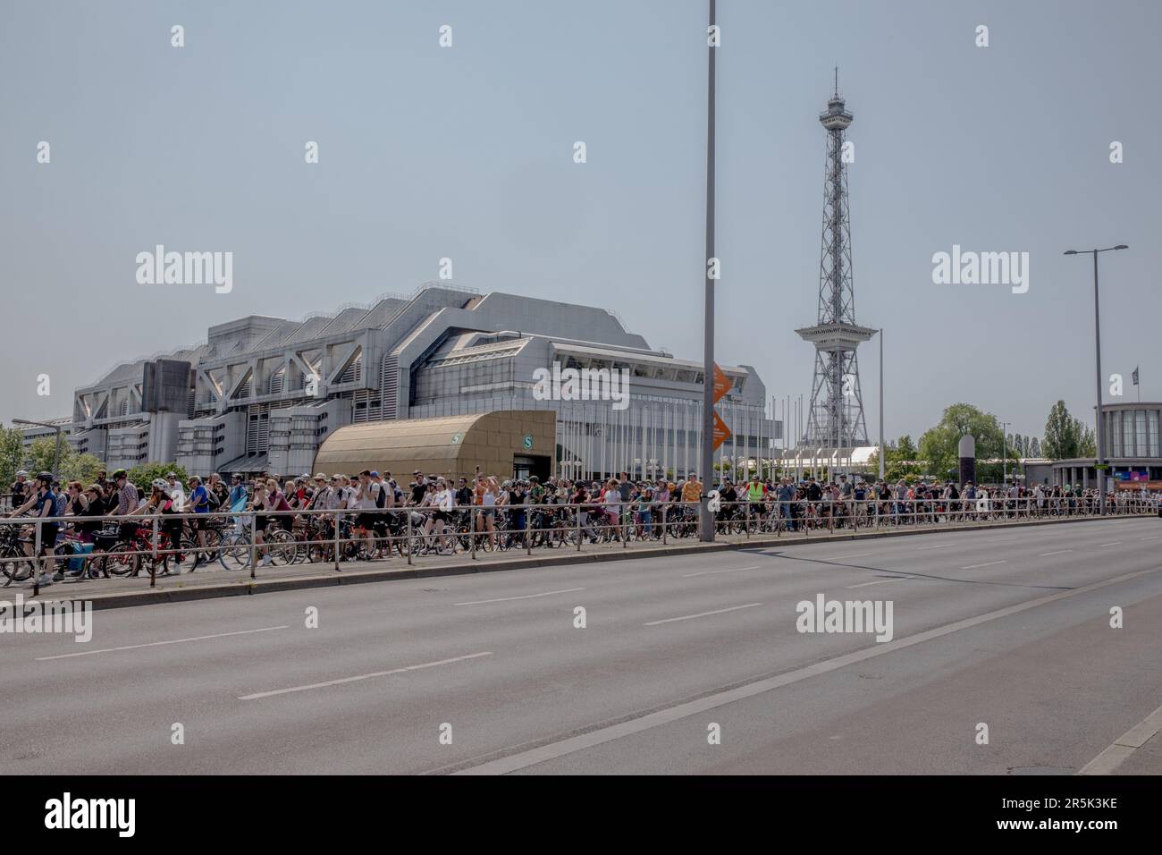 June 4, 2023, Berlin, Germany Thousands of cyclists participated in