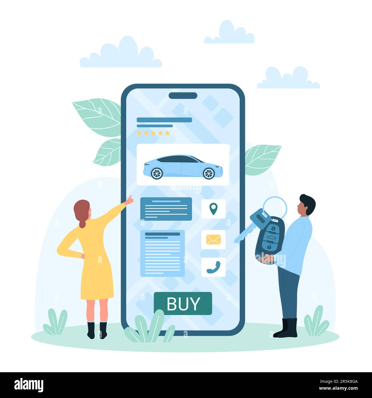 Owners car Stock Vector Images Alamy