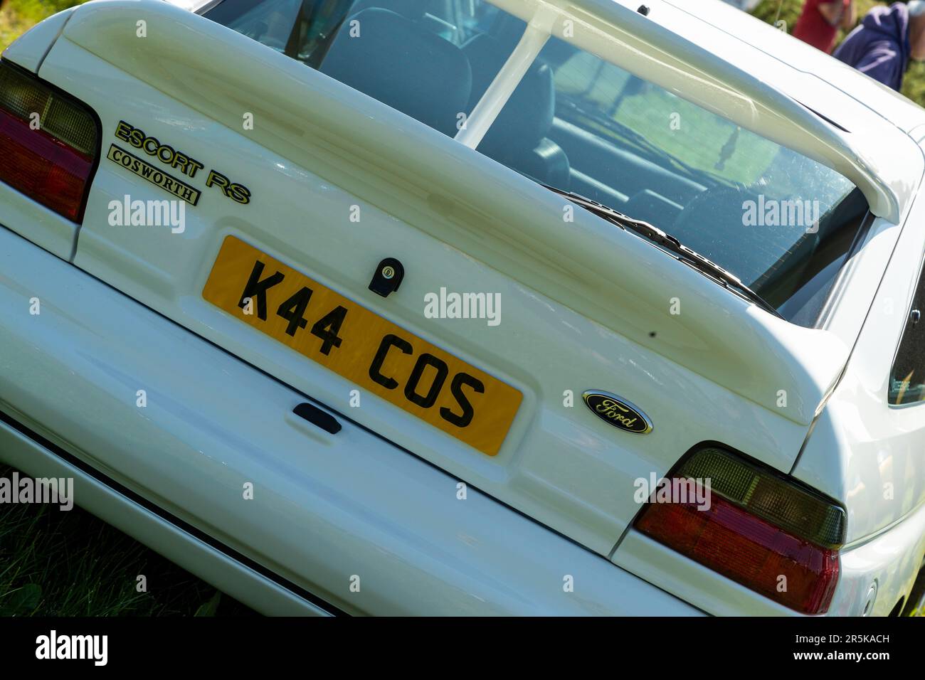 Classic car meet at Hanley Farm, Chepstow Stock Photo Alamy