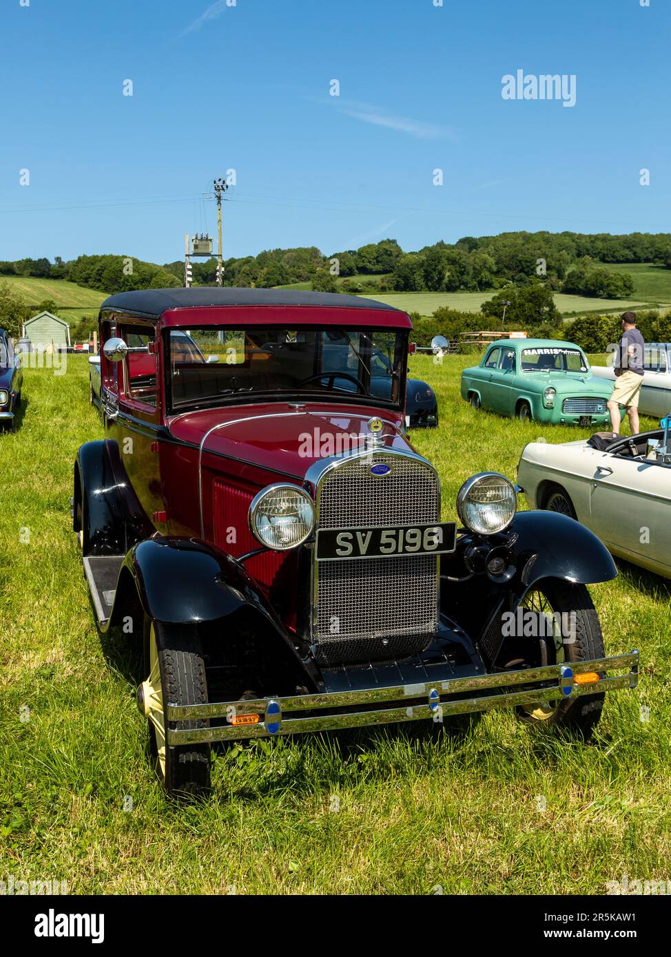 Ford Model A. Classic car meet at Hanley Farm, Chepstow Stock Photo Alamy