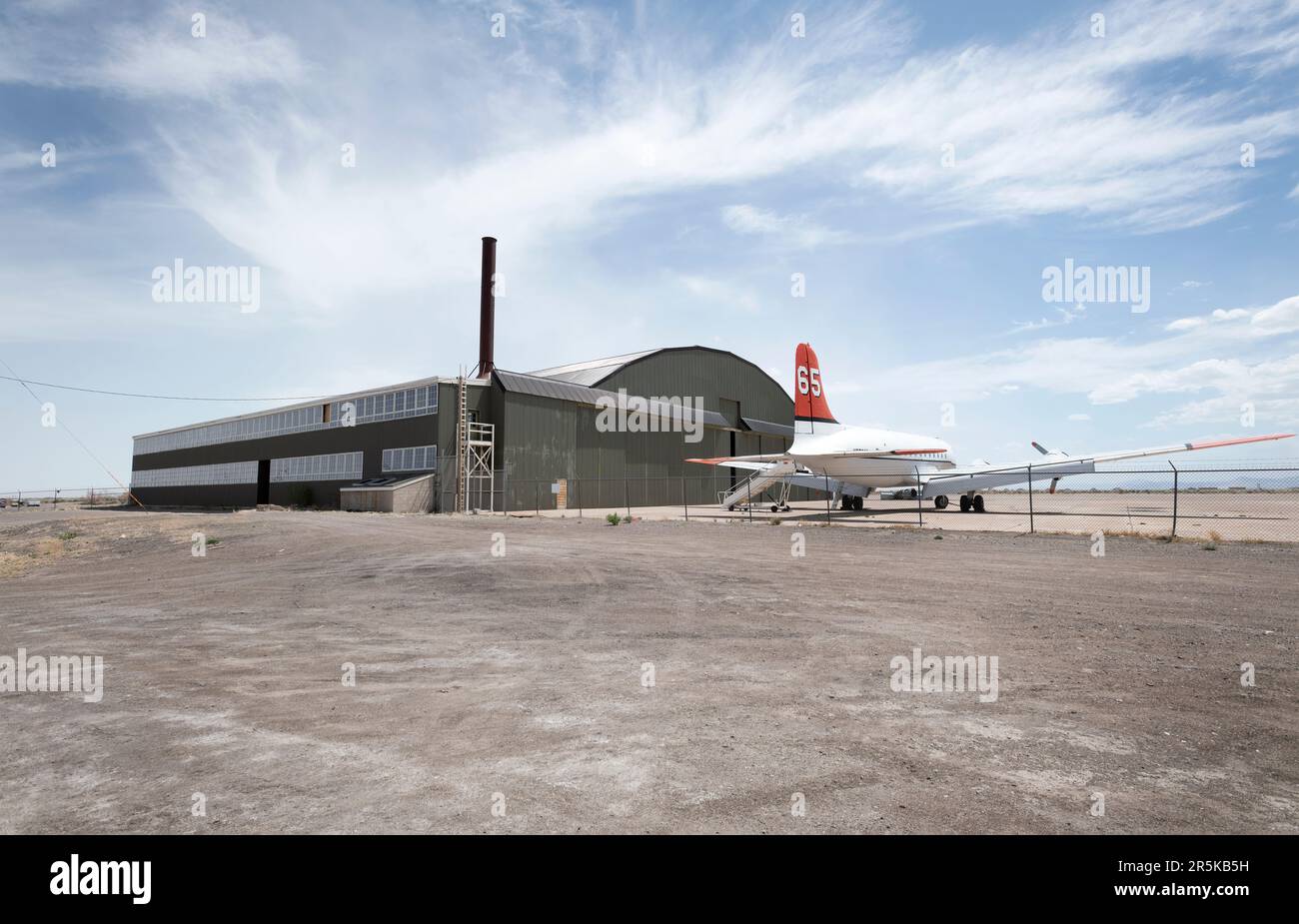 USA, Utah. Historic Wendover Airfield.Training site for the B-29 crew tasked to deploy the atomic bombs over Hiroshima and Nagasaki. Stock Photo