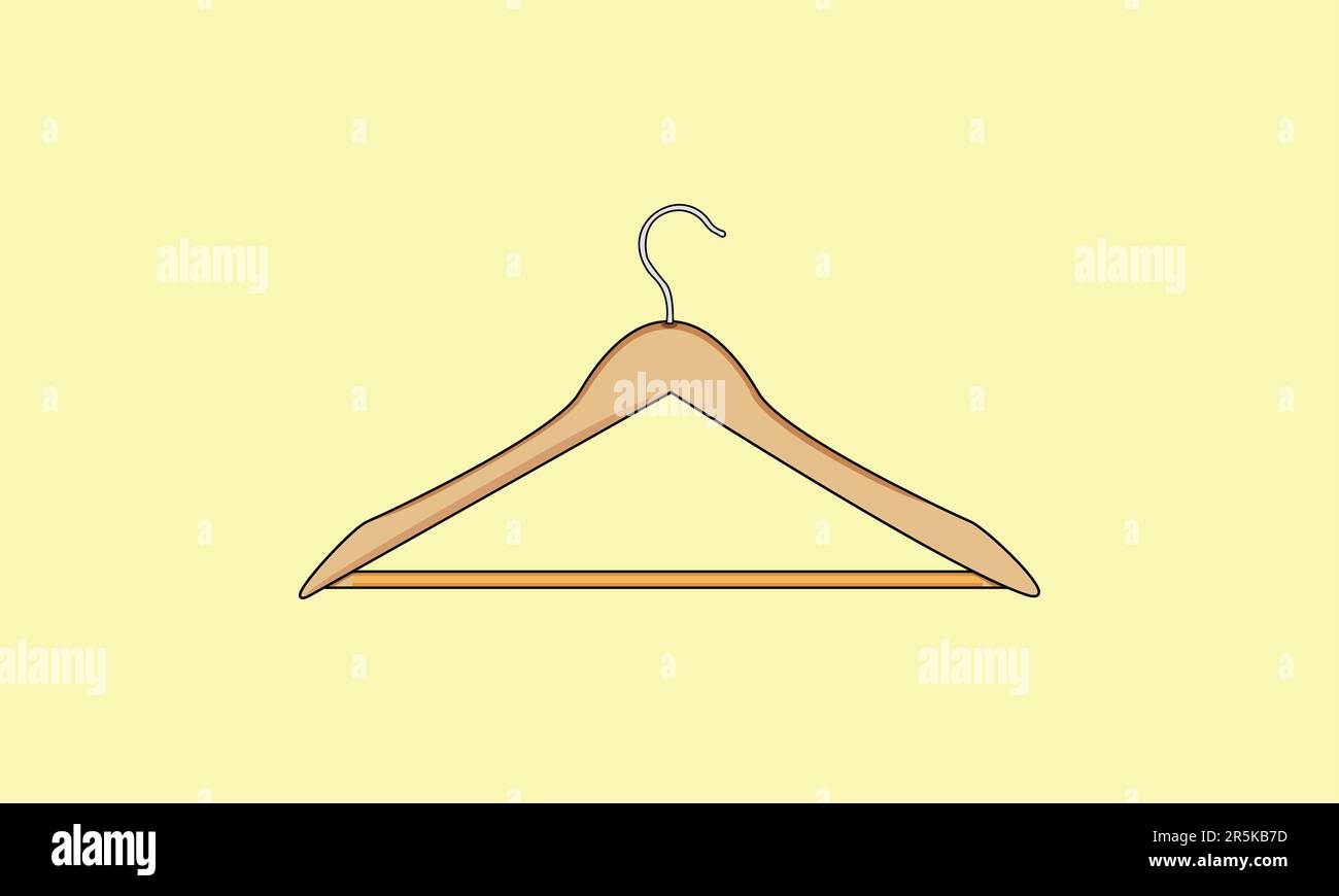 garments and clothes hanger vector design Stock Vector