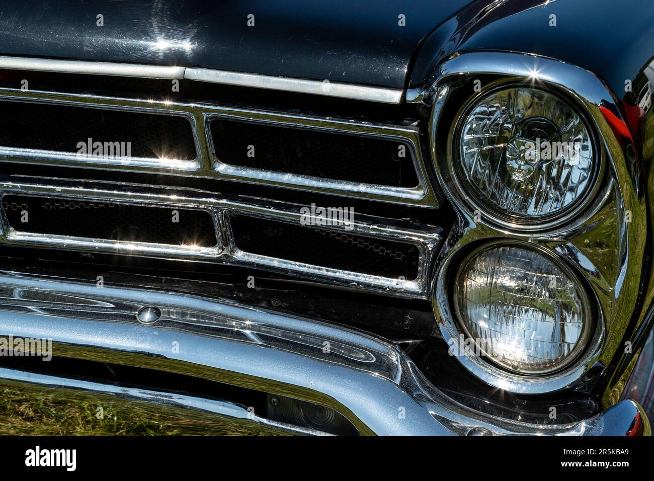 Classic car meet at Hanley Farm, Chepstow Stock Photo Alamy