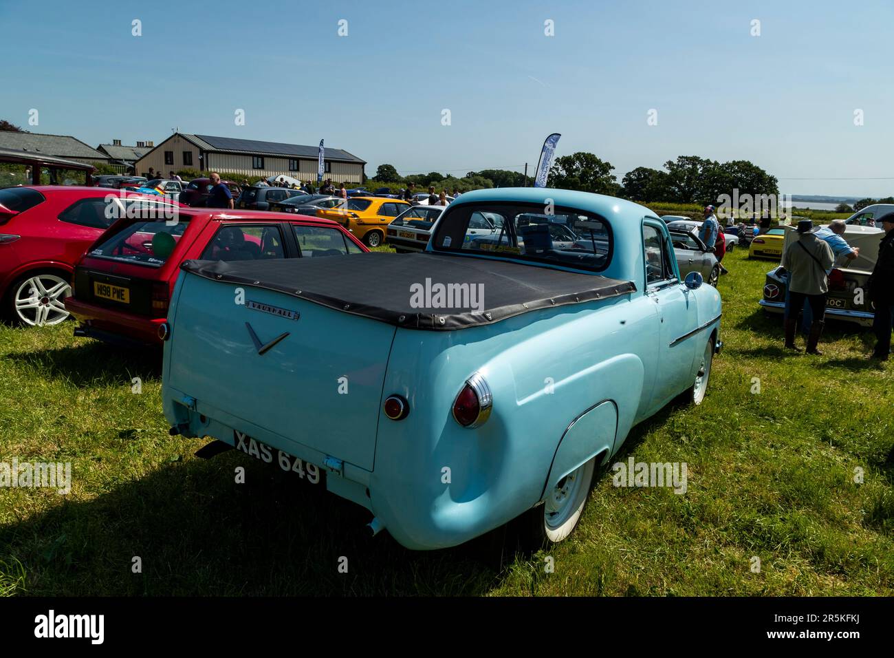 Vauxhall Velox Pickup. Classic car meet at Hanley Farm, Chepstow. Stock Photo