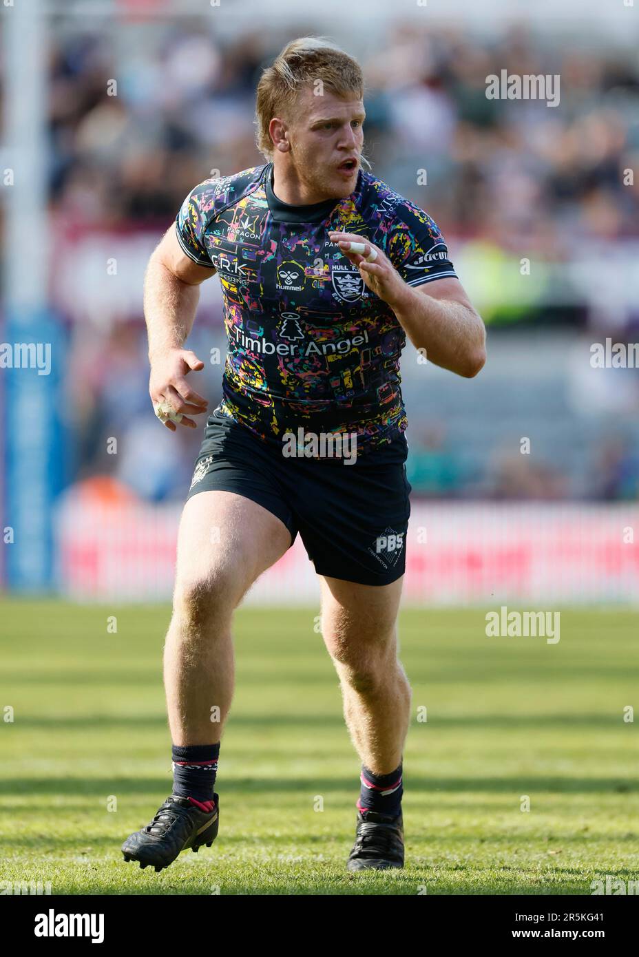 Hull FC’s Brad Fash in action during the Betfred Super League match at St. James' Park, Newcastle upon Tyne. Picture date: Sunday June 4, 2023. Stock Photo