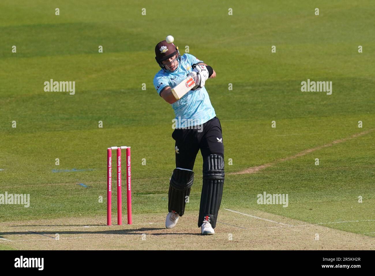 Surrey's Jamie Smith batting during the Vitality Blast T20 match at The Spitfire Ground, Canterbury. Picture date: Sunday June 4, 2023. Stock Photo