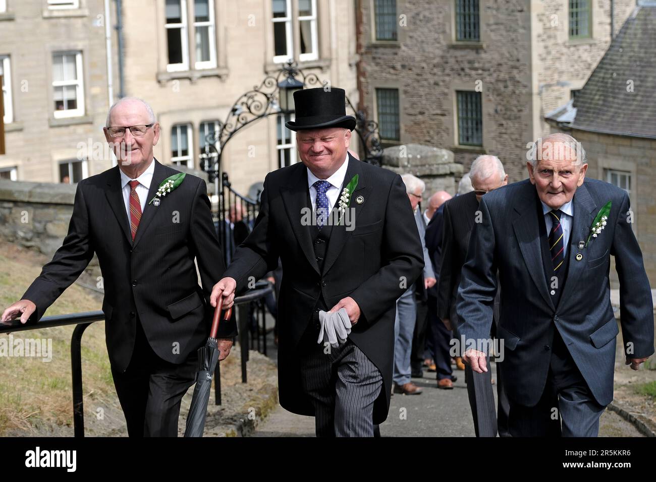 Hawick, UK. 04th June, 2023. Kirkin Ô the Doug Waldie, Hawick