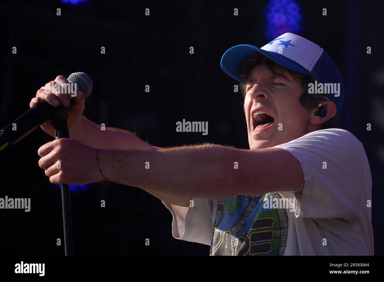 04 June 2023, RhinelandPalatinate, Nürburg Singer Brendan Yates