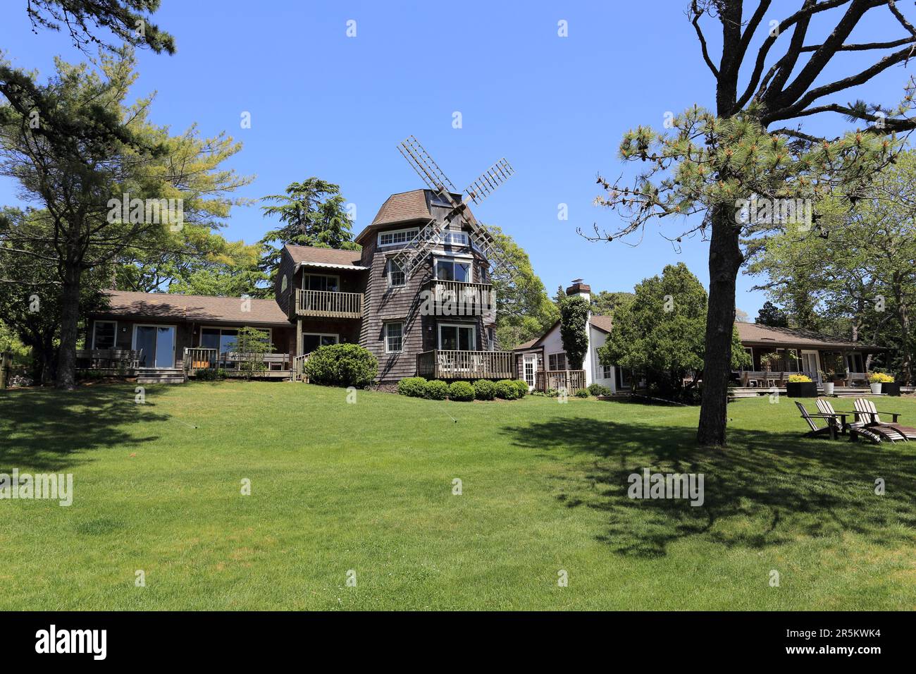 The Hampton Maid Hotel Hampton Bays Long Island New York Stock Photo