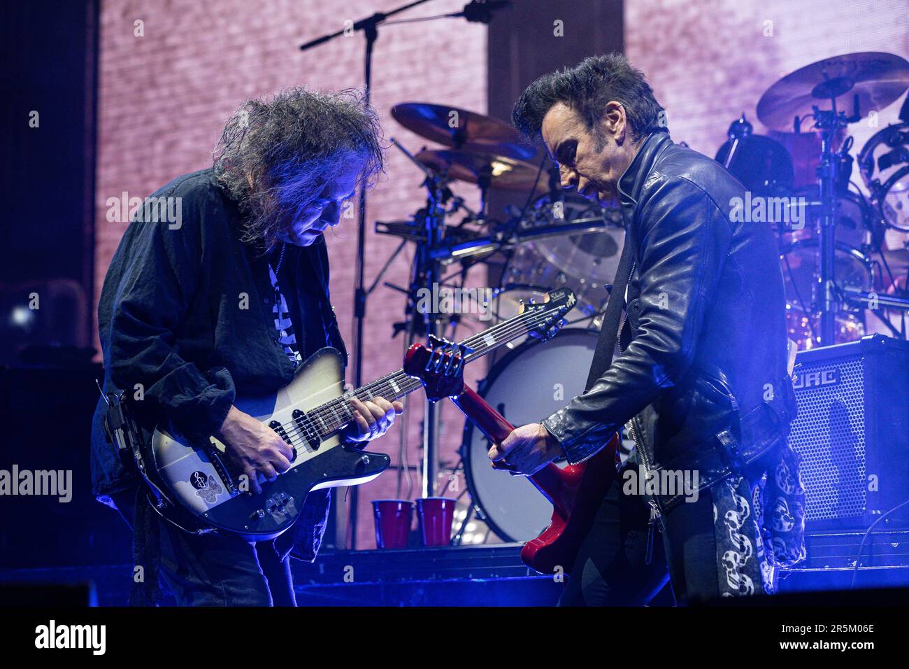 English rock band The Cure performing at Rogers Arena in Vancouver, BC, Canada on June 3rd, 2023 by Jamie Taylor Stock Photo