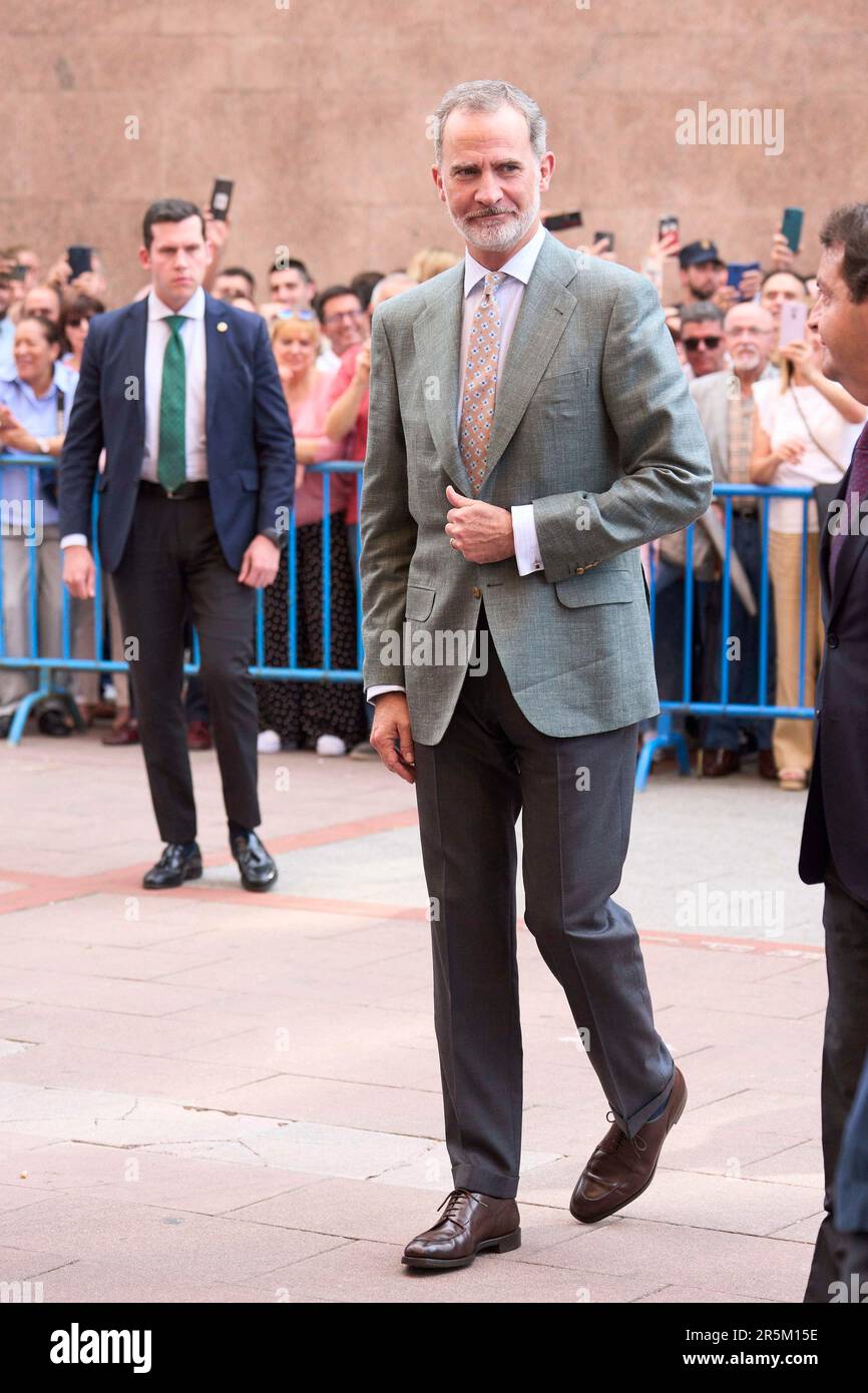 Madrid, Spain. 04th June, 2023. King Felipe VI of Spain attends 'Corrida de la Prensa' Bullfight at Las Ventas Bullring on June 4, 2023 in Madrid, Spain Credit: agefotostock /Alamy Live News Stock Photo