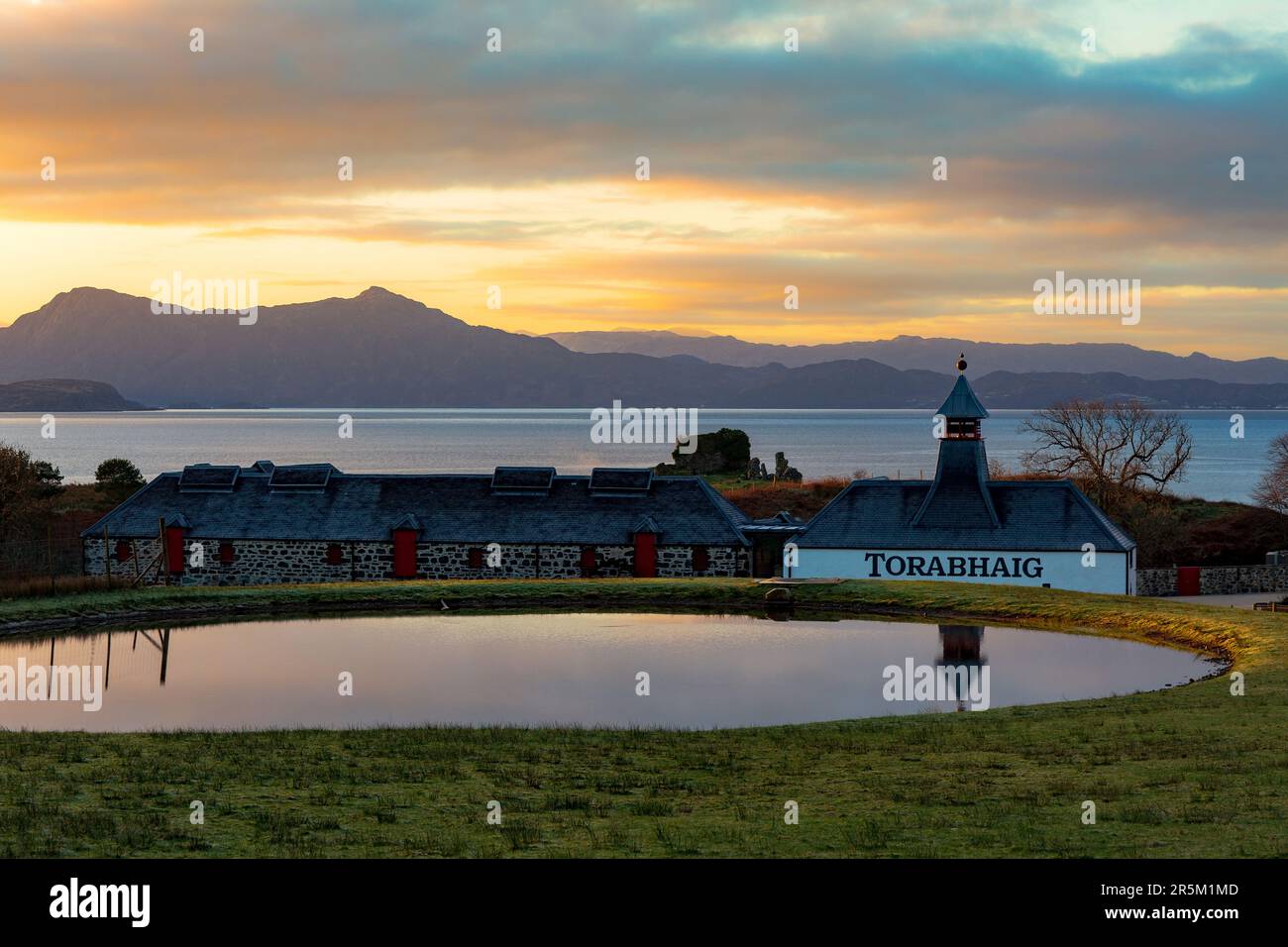 Torabhaig whisky distillery on Isle of Skye, Scotland Stock Photo