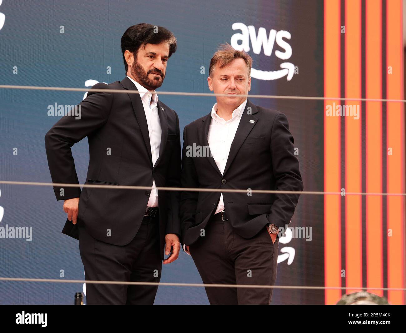 Barcelona, Spain. 04th June, 2023. Mohammed Ben Sulayem during the Catalunya Grax Prix F1 2023 at Circuit of Catalunya Barcelona on june 04, 2023 Credit: Live Media Publishing Group/Alamy Live News Stock Photo