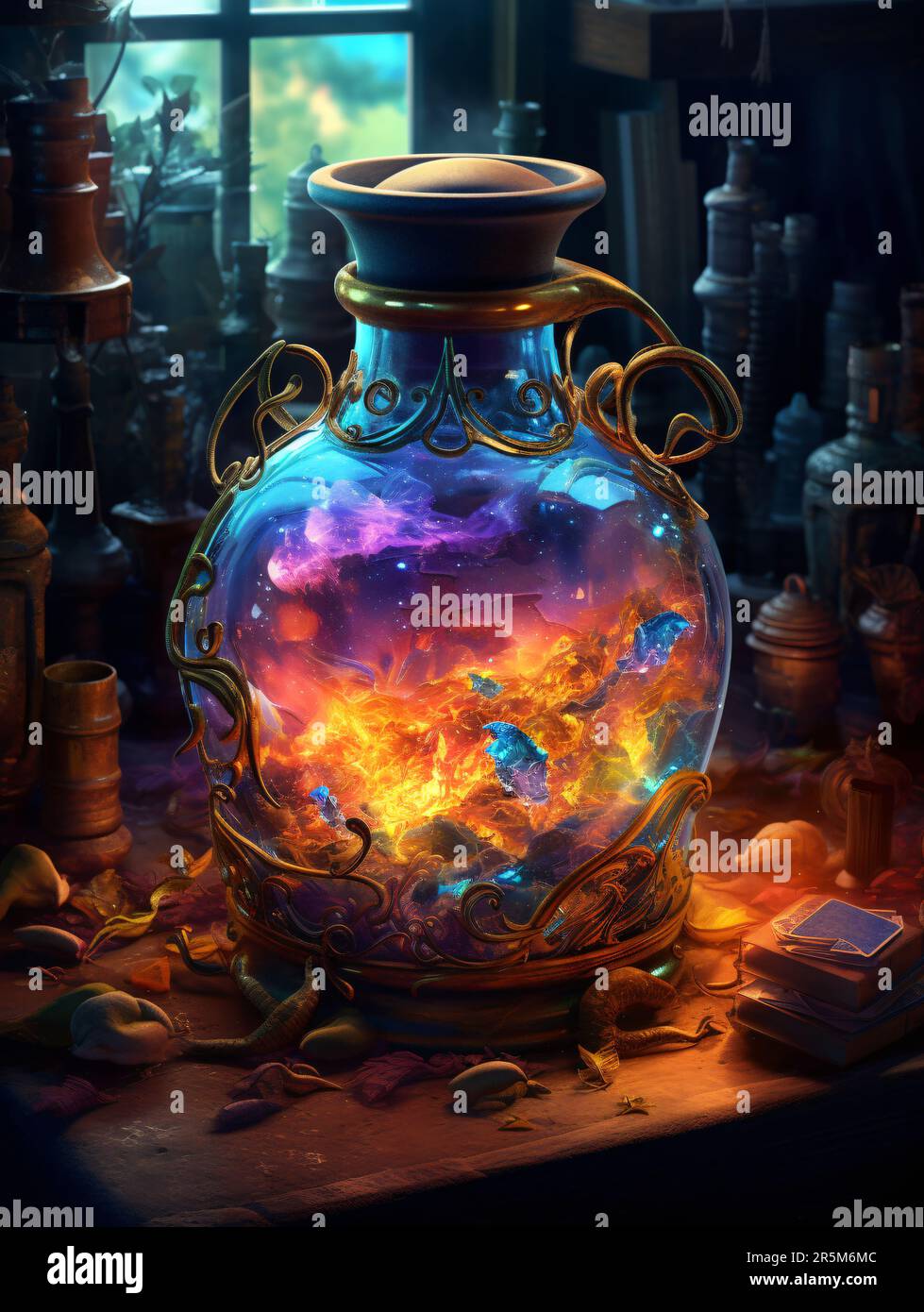 Immerse yourself in a vibrant and enchanting world of fantasy with a brilliant and full-color 