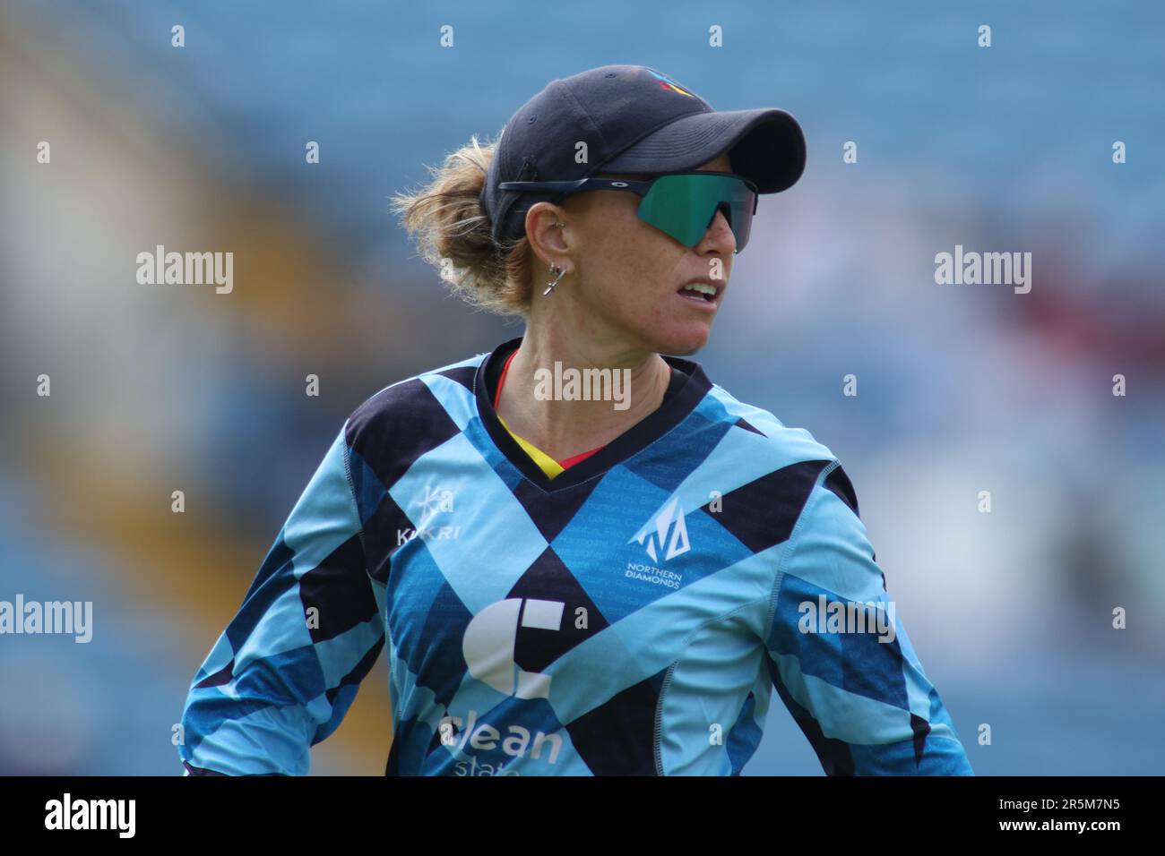 Leeds, UK. 04th June, 2023. Headingley Stadium, Leeds, West Yorkshire, 4th June 2023. Lauren Winfield-Hill of Northern Diamonds during the Charlotte Edwards Cup match between Northern Diamonds vs Southern Vipers at Headingley Stadium, Leeds Credit: Touchlinepics/Alamy Live News Stock Photo