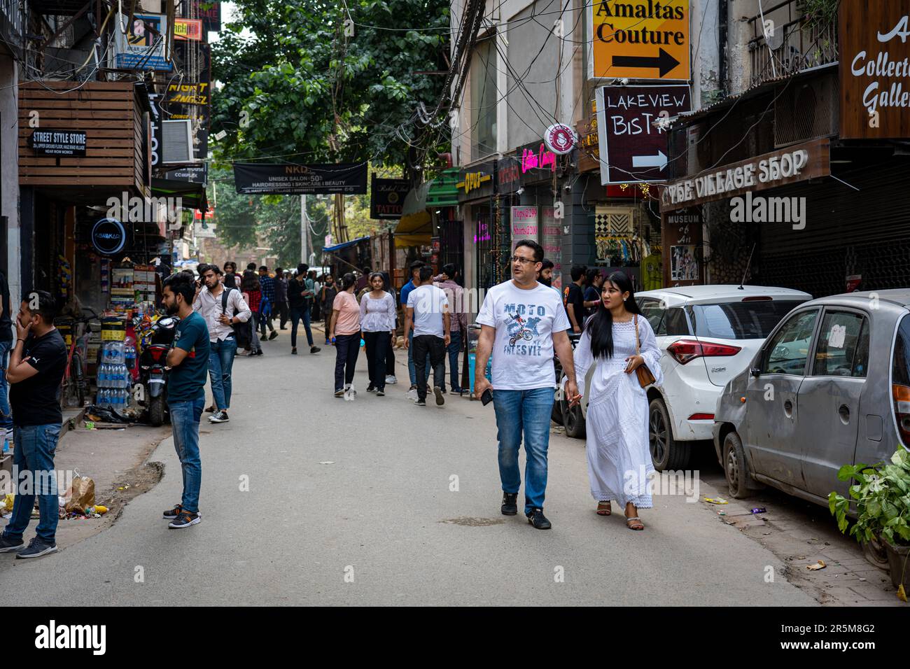 Hauz Khas VIllage in New Delhi, India Stock Photo Alamy