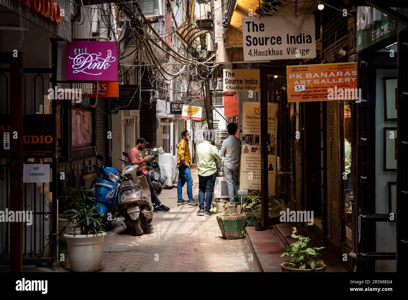 Hauz Khas VIllage in New Delhi, India Stock Photo Alamy