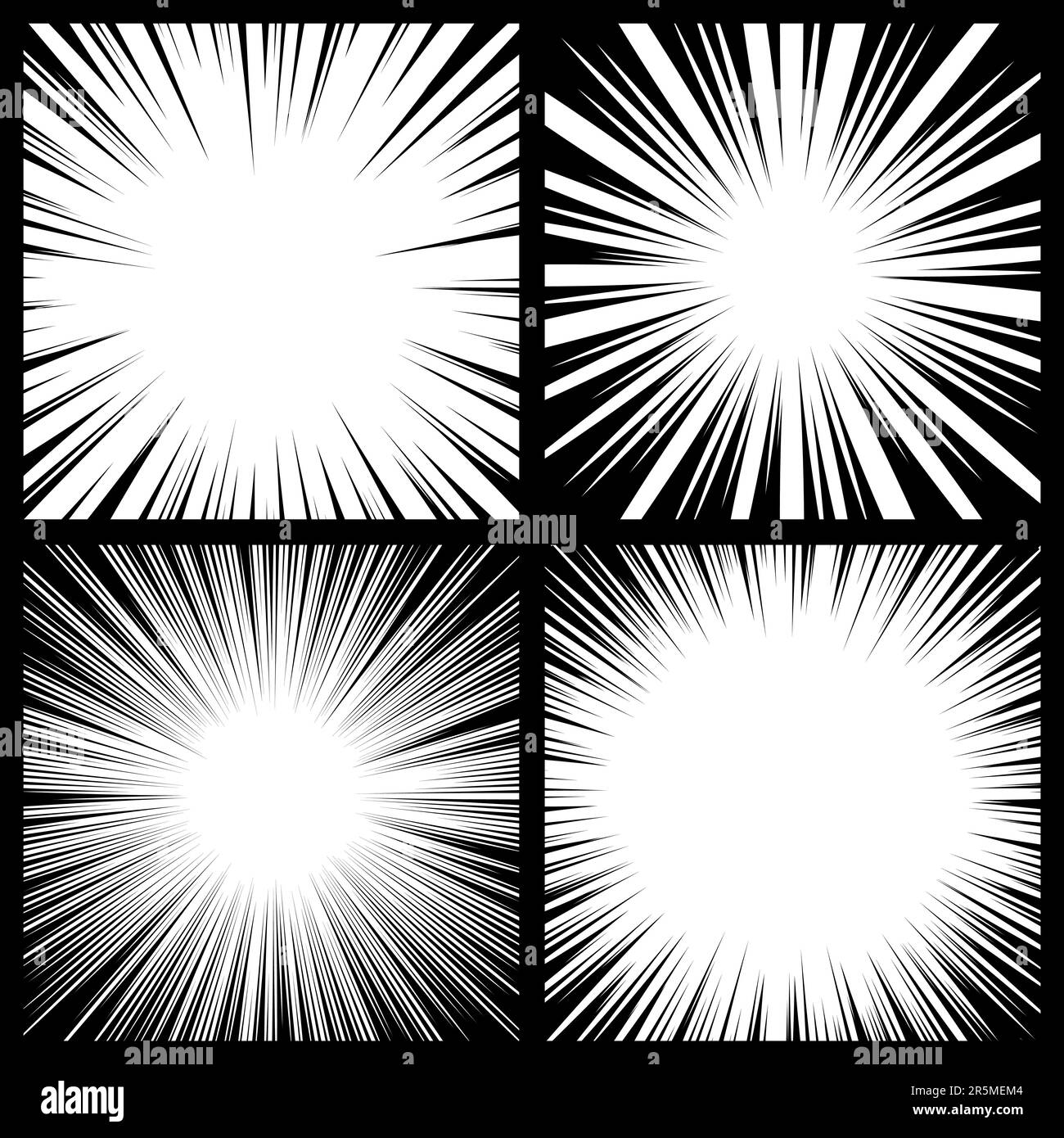 Speed Lines Background. Effect Motion Lines For Comic Book And Manga.  Radial Rays With Effect Explosion. Template For Design. Vector Illustration  Royalty Free SVG, Cliparts, Vectors, and Stock Illustration. Image  120562233.