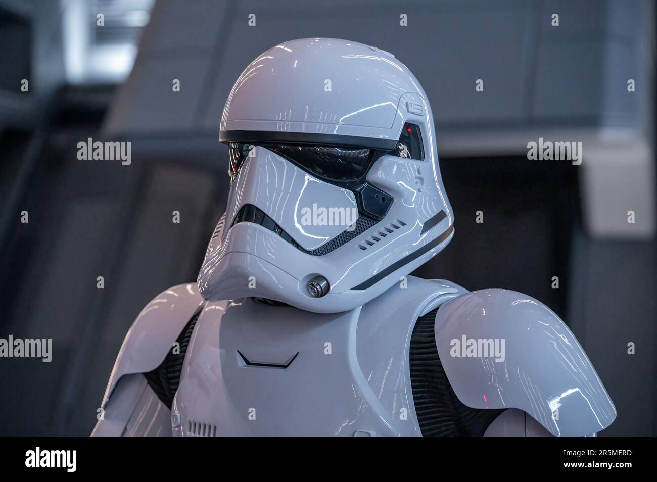 Stormtrooper Star Wars characters at Disney Hollywood Studios, Orlando Stock Photo