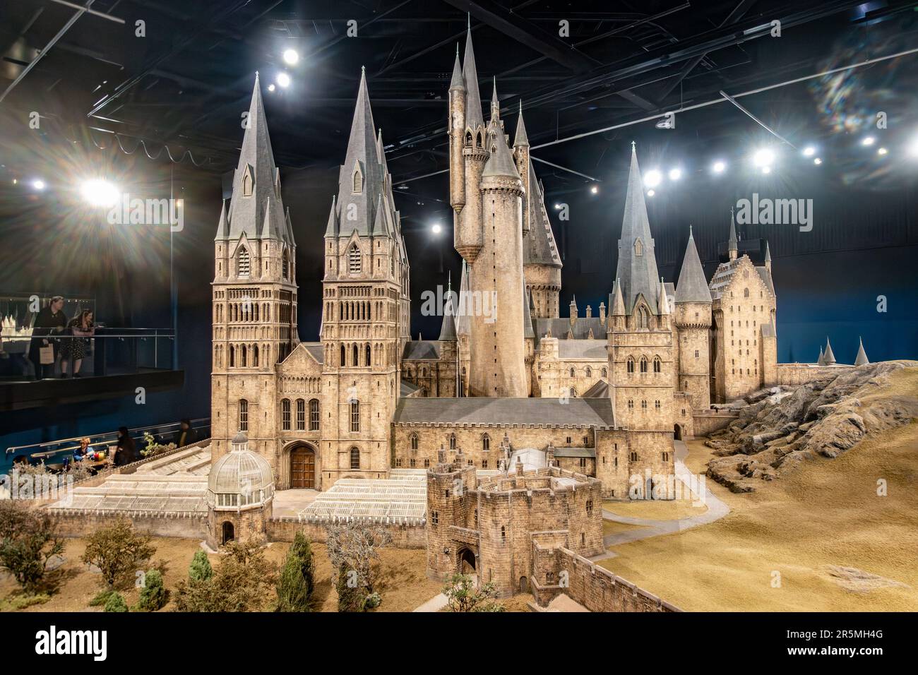 Model of Hogwarts School of Witchcraft and Wizardry at the Warner