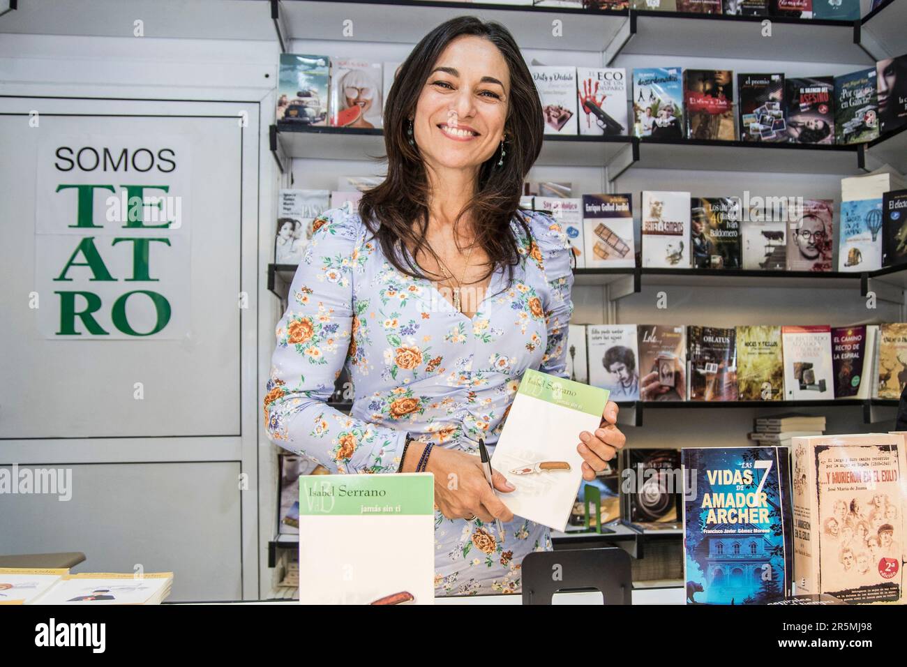 The Actress And Writer Isabel Serrano At The Madrid Book Fair 82 Edition In The Park Of El Retiro Madrid Spain Credit: agefotostock /Alamy Live News Stock Photo
