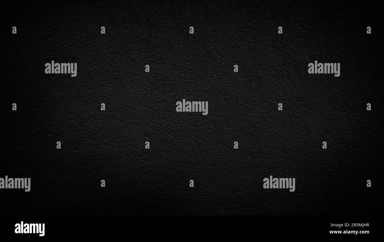 Abstract Black wall texture for pattern background. wide panorama