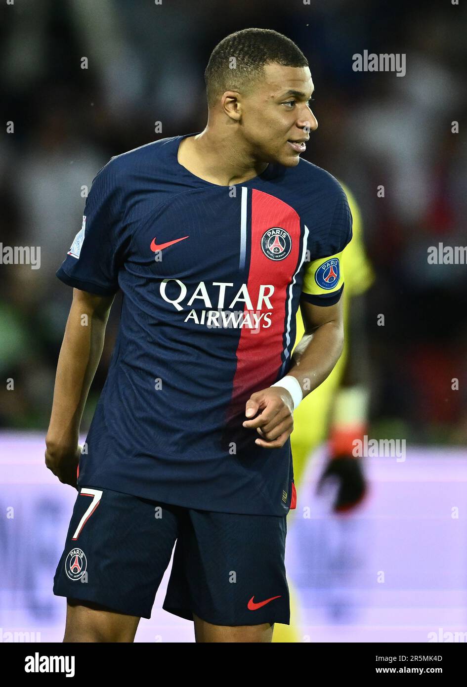PARIS FRANCE JUNE 3 Kylian Mbappe of Paris Saint Germain in new nike kit for season 2023 24 during the Ligue 1 match between Paris Saint Germain a Stock Photo Alamy
