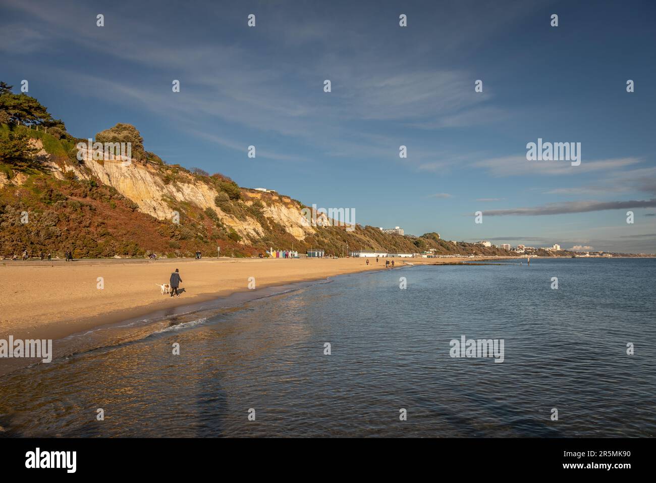 Branksome Chine beach, Bournemouth, Dorset, UK Stock Photo