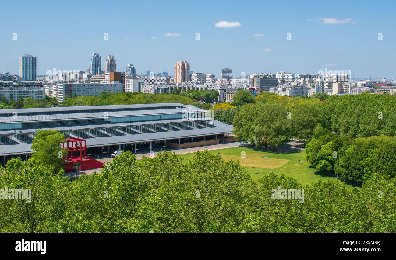 The Parc de La Villette in the 19th arrondissement of Paris in France Stock Photo Alamy